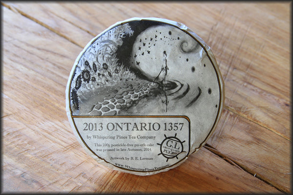 2013 Ontario 1357 - 100g Pu-erh Cake