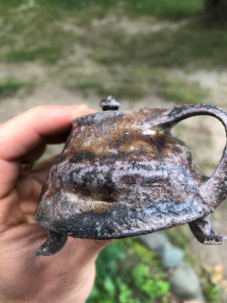Wood Fired “Walking Hill” Teapot, ~50ml
