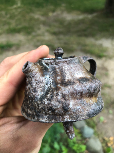 Wood Fired “Walking Hill” Teapot, ~50ml