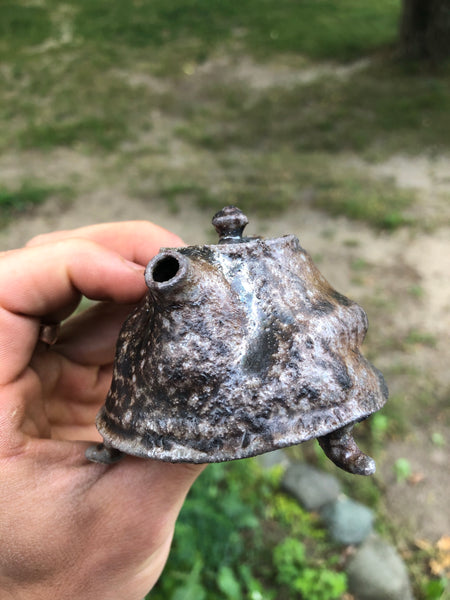 Wood Fired “Walking Hill” Teapot, ~50ml
