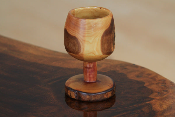 Lilac Shot Goblet