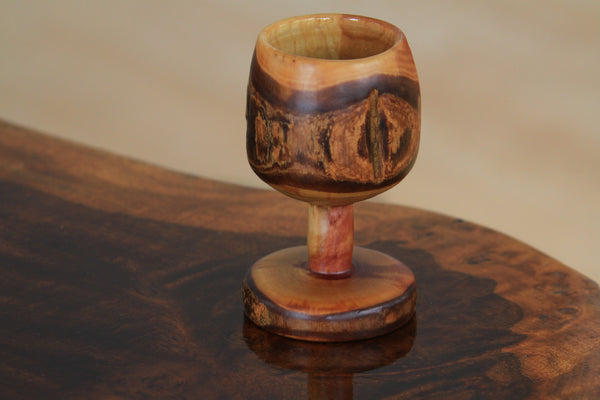 Lilac Shot Goblet